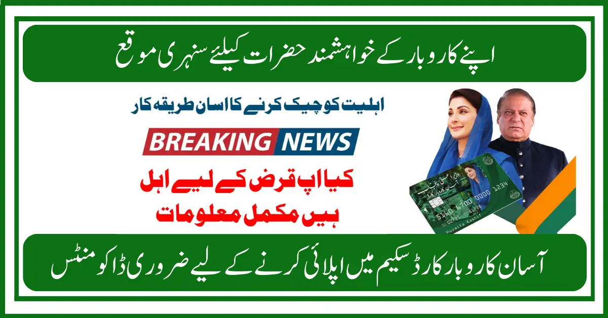 Asan Karobar Card Gateway to Business Success