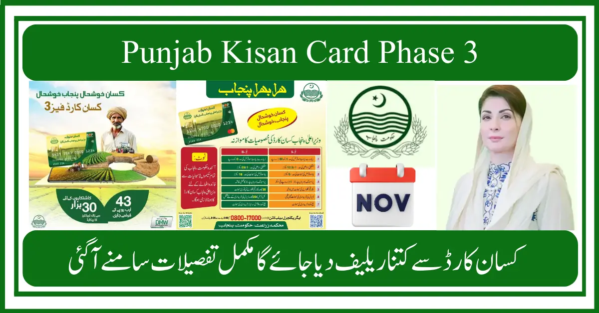 Punjab Kisan Card Phase 3 Rs. 43 Billion Loans and 30,000 Tractors Empower Farmers